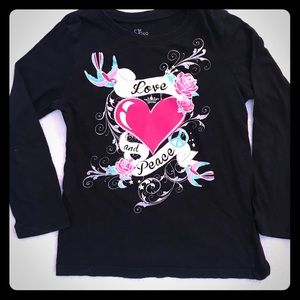 ✨Sale✨TCP love and peace LS shirt